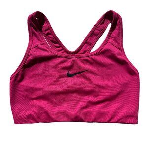 Nike Racerback Pink Sports Bra Size M | Medium Support | Workout Activewear